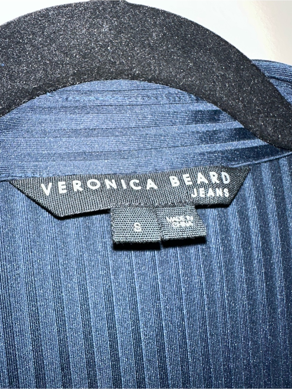 Veronica Beard Davila Navy Ruched Button-Front Bodycon Dress View 6